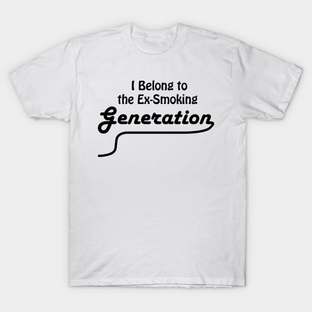 Ex-Smoking Generation T-Shirt by JoanaStudio